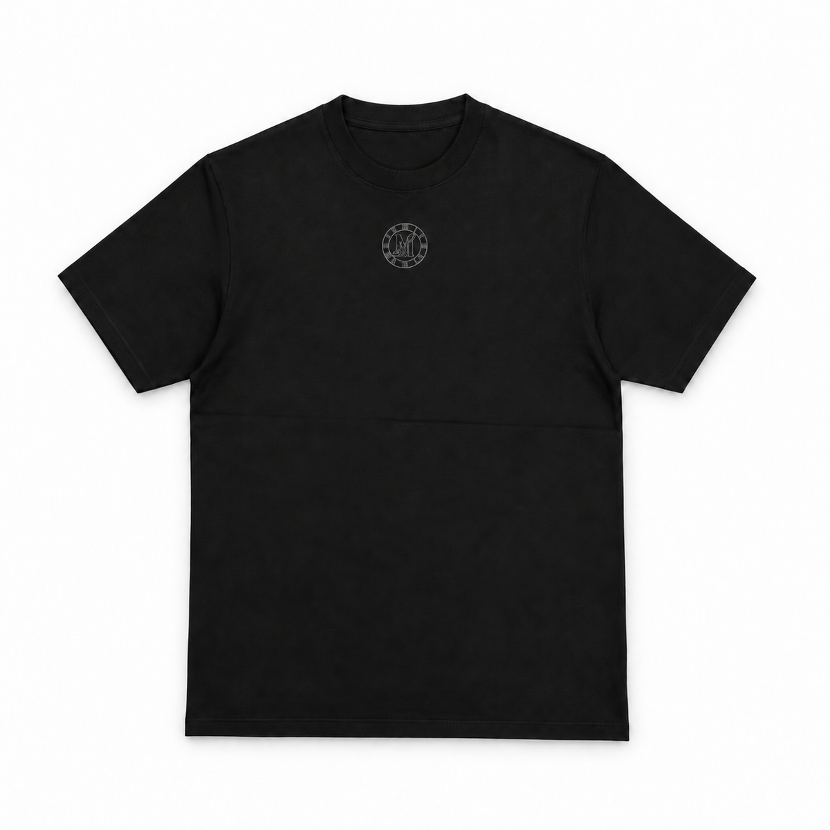 Night Howler oversized black T-shirt by Midnight Society, front view